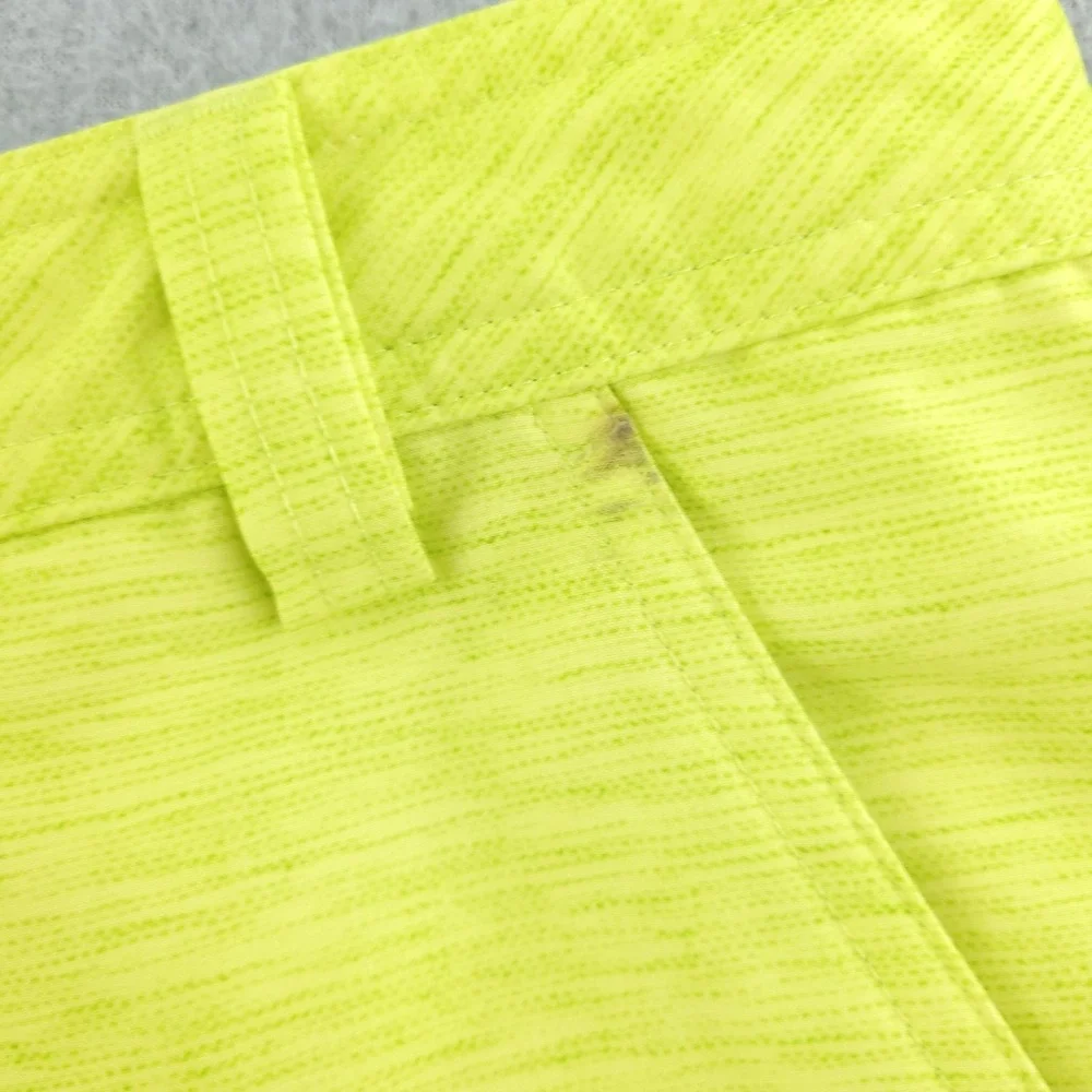 Puma Shorts Mens 36 Yellow Solid Performance Microfiber Chino 11